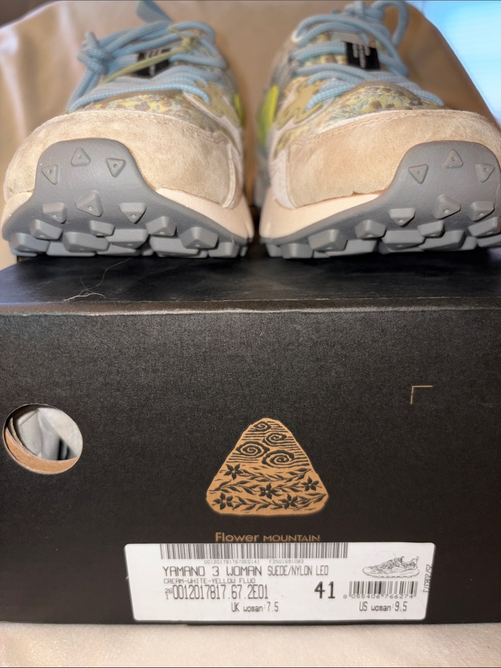 NWT Flower Mountain Yamano 3 Sneaker in Cream Yellow - Picture 8 of 14